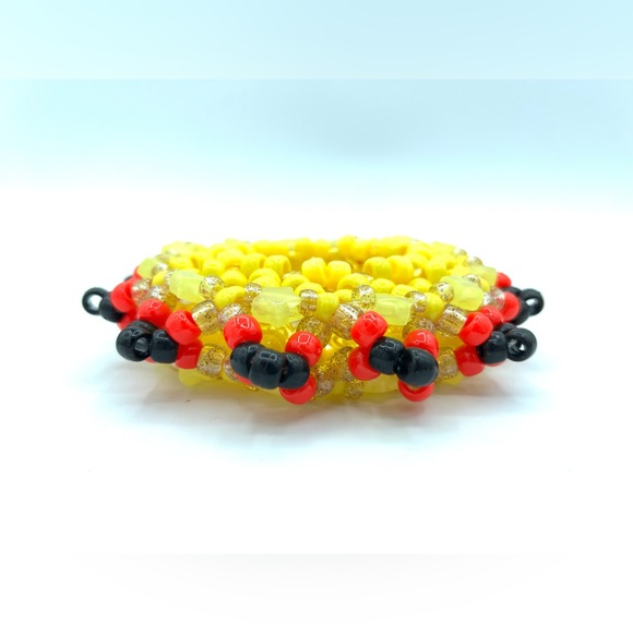 💛”Pokémon Pikachu” 3D UFO Festival Rave EDM Kandi Cuff 💛 - Picture 6 of 6